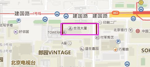 世茂大厦地图